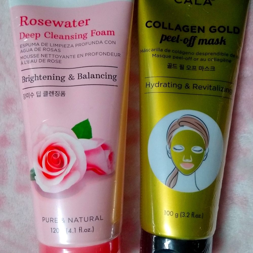 Cleansing foam+Peel-off mask